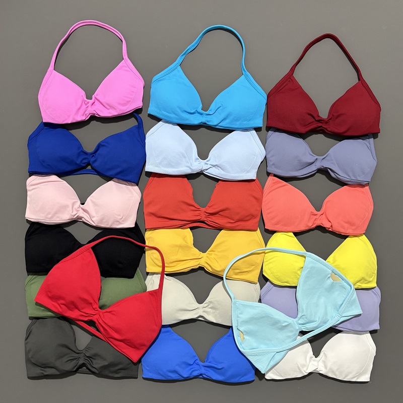 Home Gym Women - Sports Strappy Bra Yoga Underwear Women