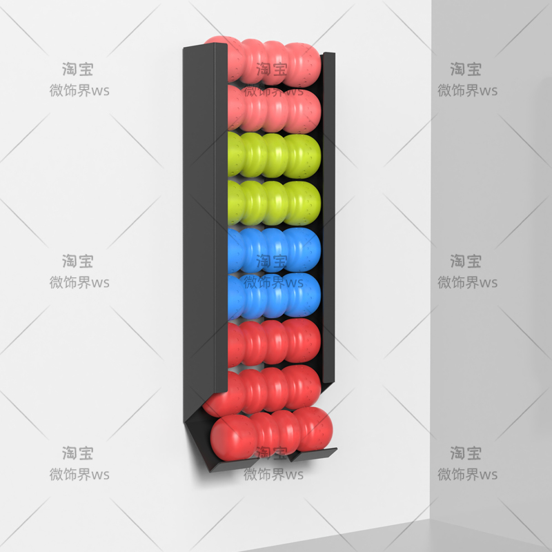 Home Gym Folding Rack - ‌Wall Mounted Sports Ball Rack -