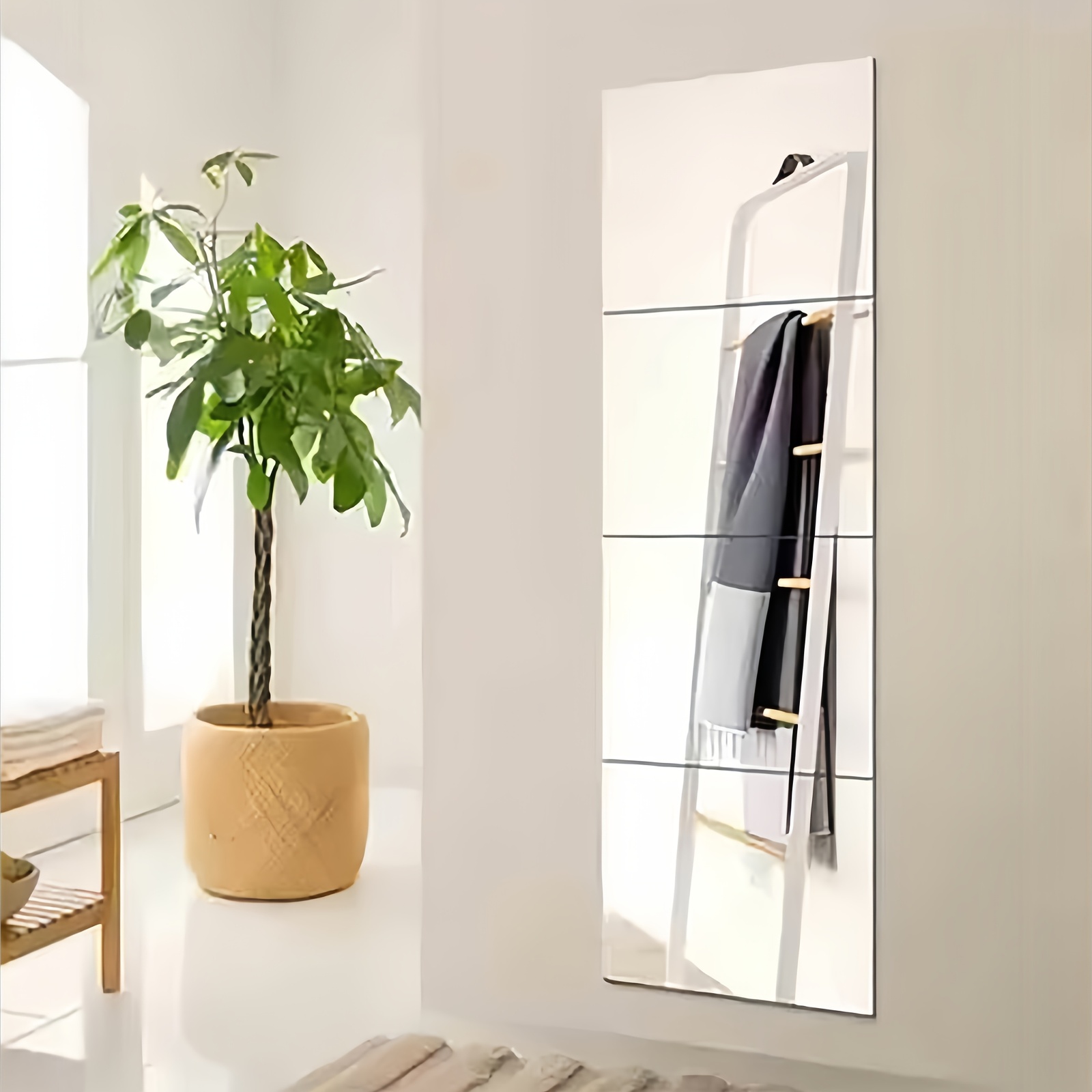 Home Gym Rental - DIY-friendly 2PCS 2mm Acrylic Mirror Stickers
