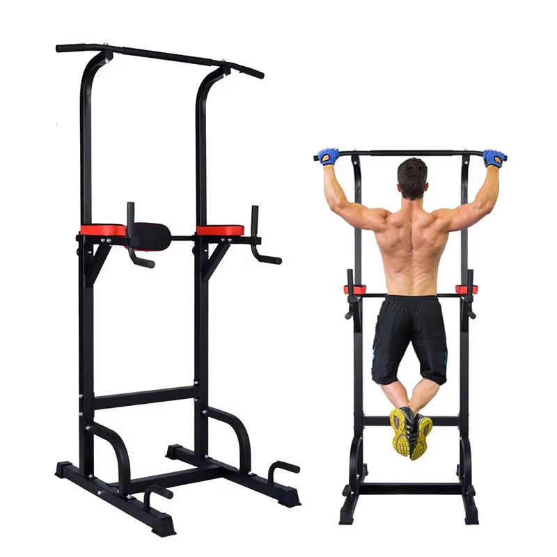 Pull Up Bar Tower - Adjustable Multi-Function Power Tower Workout Dip