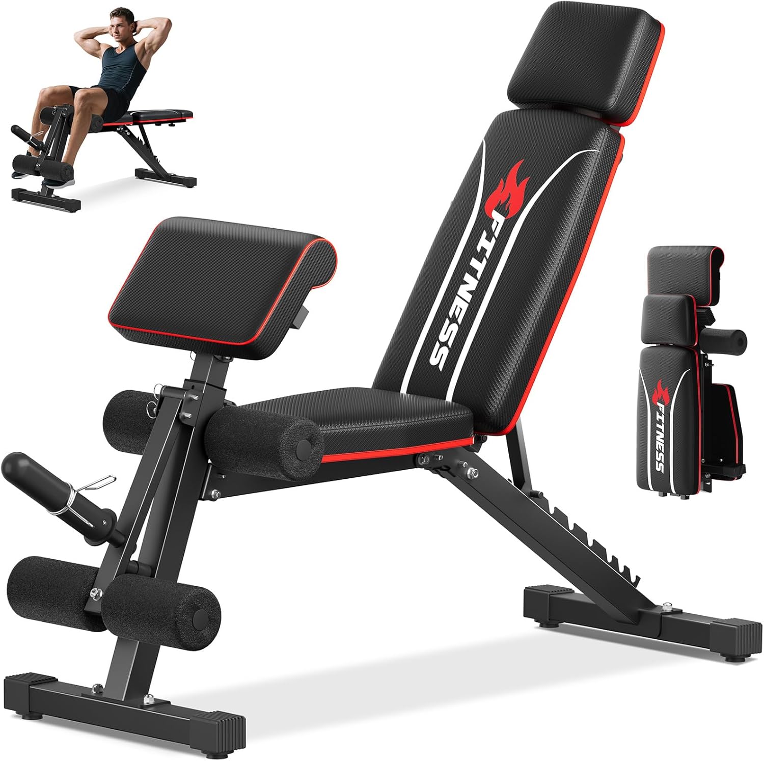 Home Gym Weight - Home Gym Foldable Weight Bench, Alloy