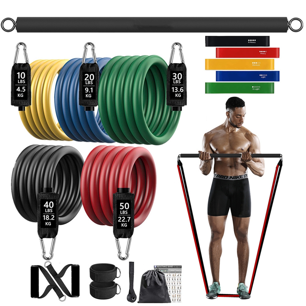Home Gym Mini - 150lb Fitness Booty Resistance Elastic Band