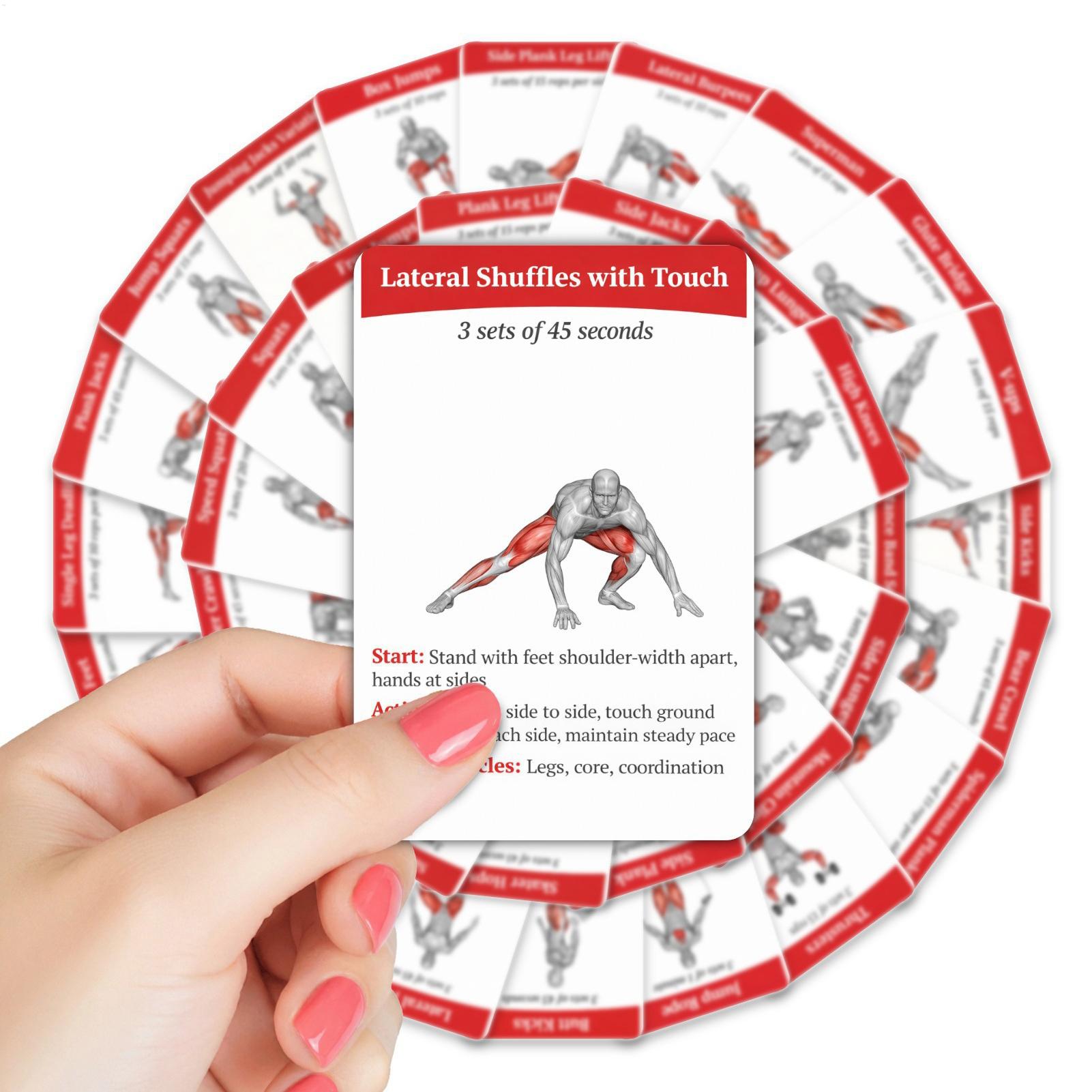 Workout Cards Exercise Deck 36 - огляд і ціна Home Gym Kit For Men