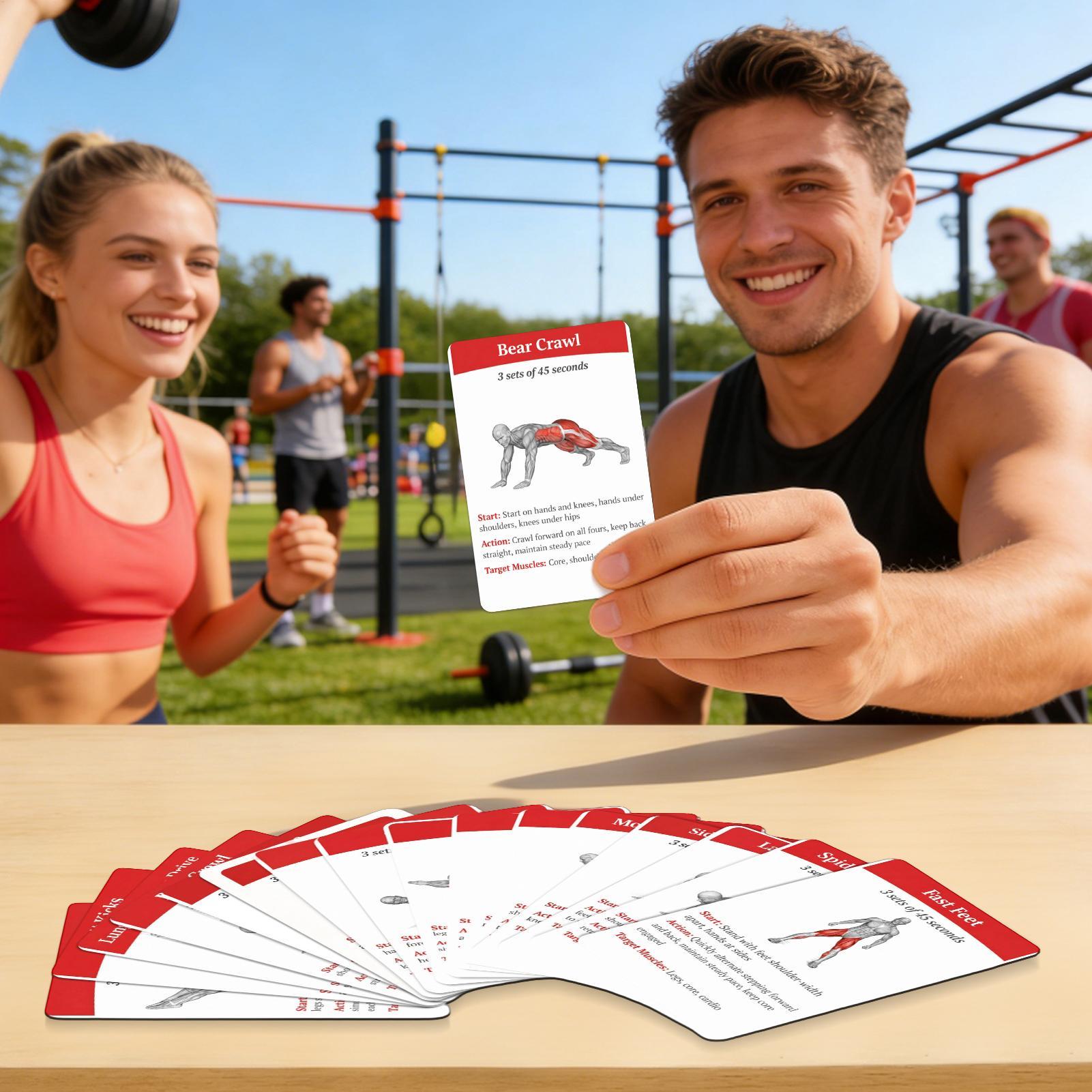 Workout Cards Exercise Deck 36 - огляд і ціна Home Gym Kit For Men