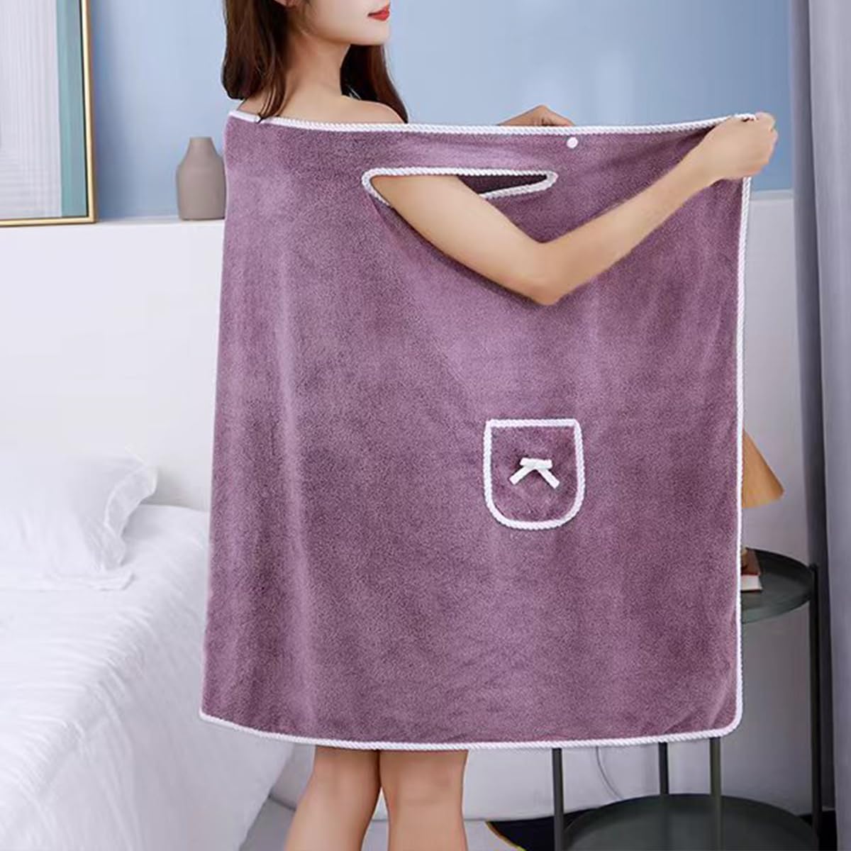 Fast Drying Wearable Bath Towe - огляд і ціна Home Gym Women
