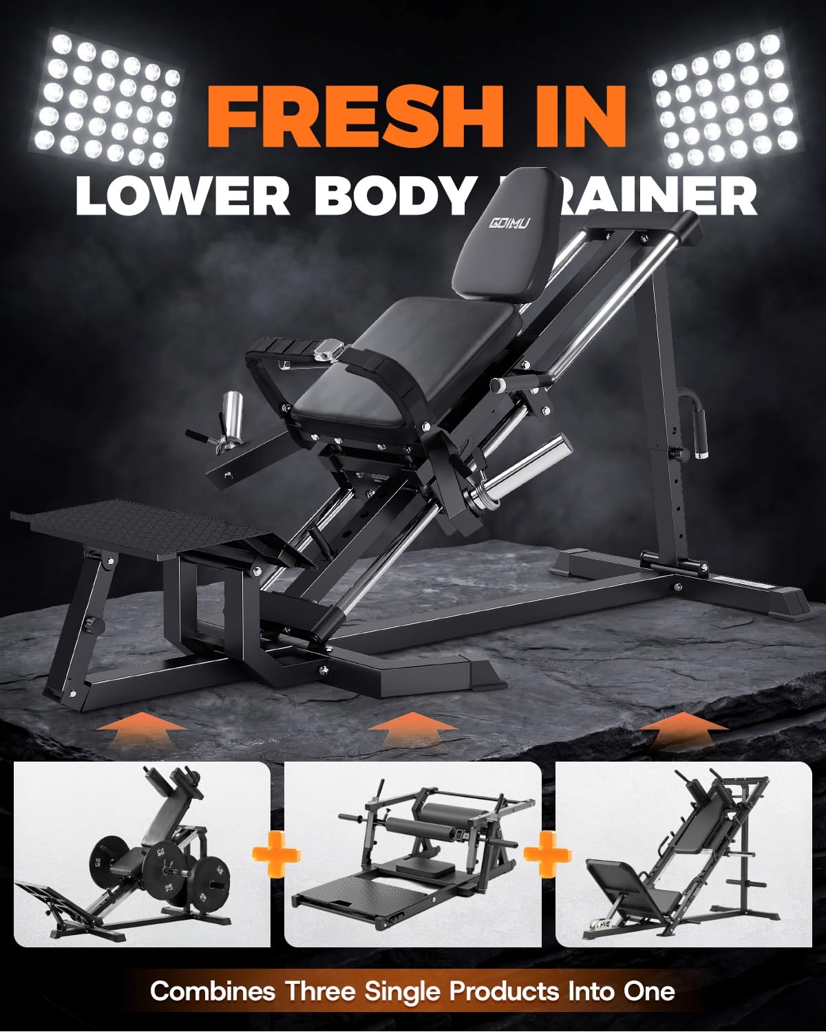 LH01 Leg Press and Hip Thrust  - огляд і ціна Home Gym With Leg Press