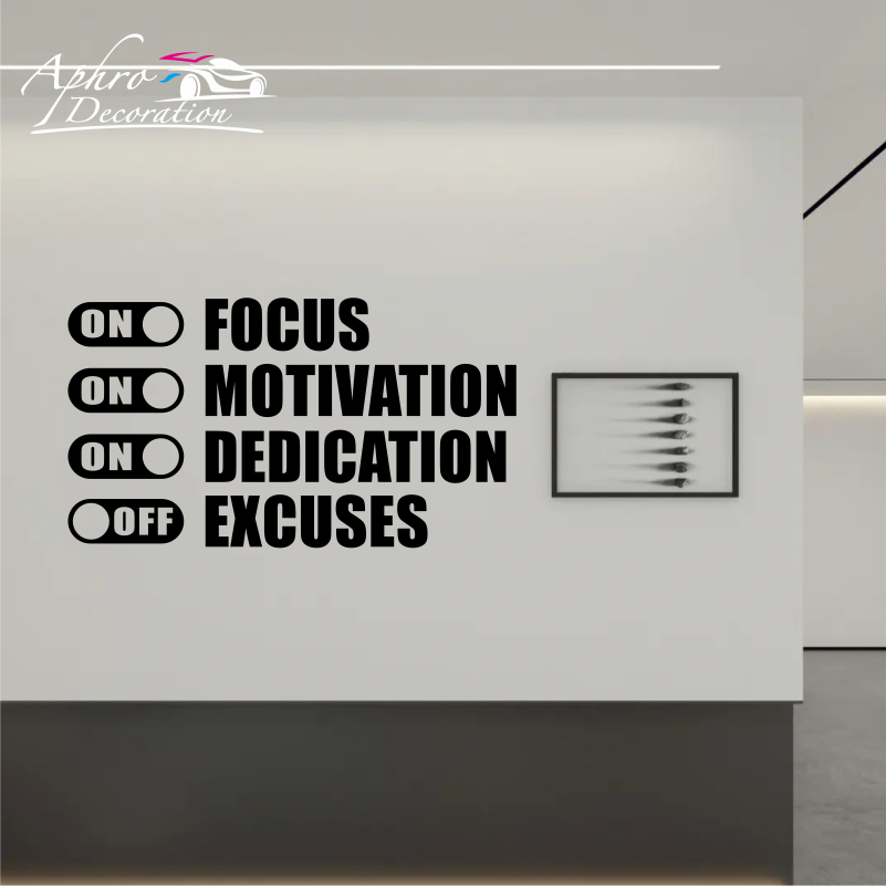 Focus On Motivation On Excuses - огляд і ціна Home Gym Quotes