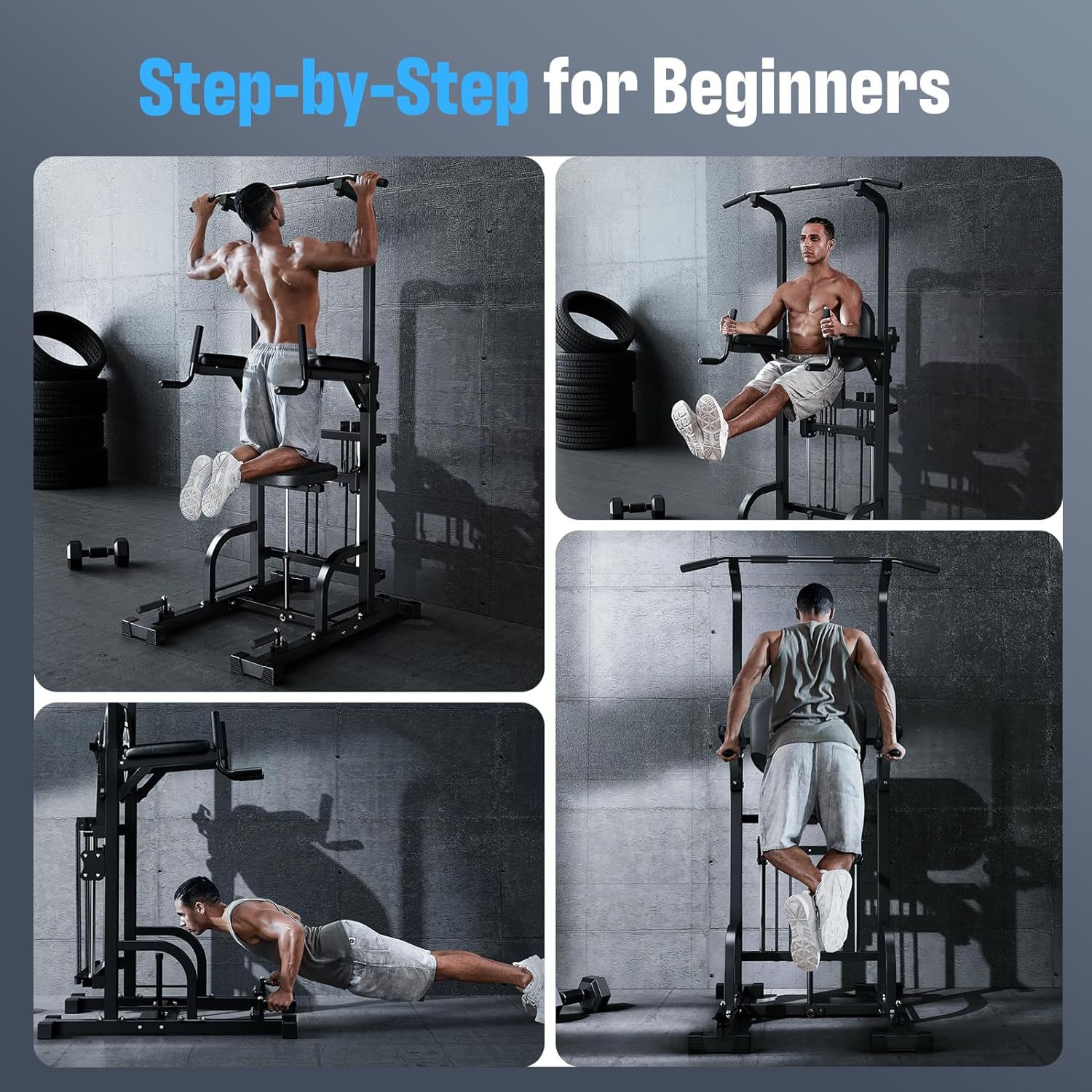 Power Tower Pull-Up Dip Statio - огляд і ціна Pull Up Bar Tower