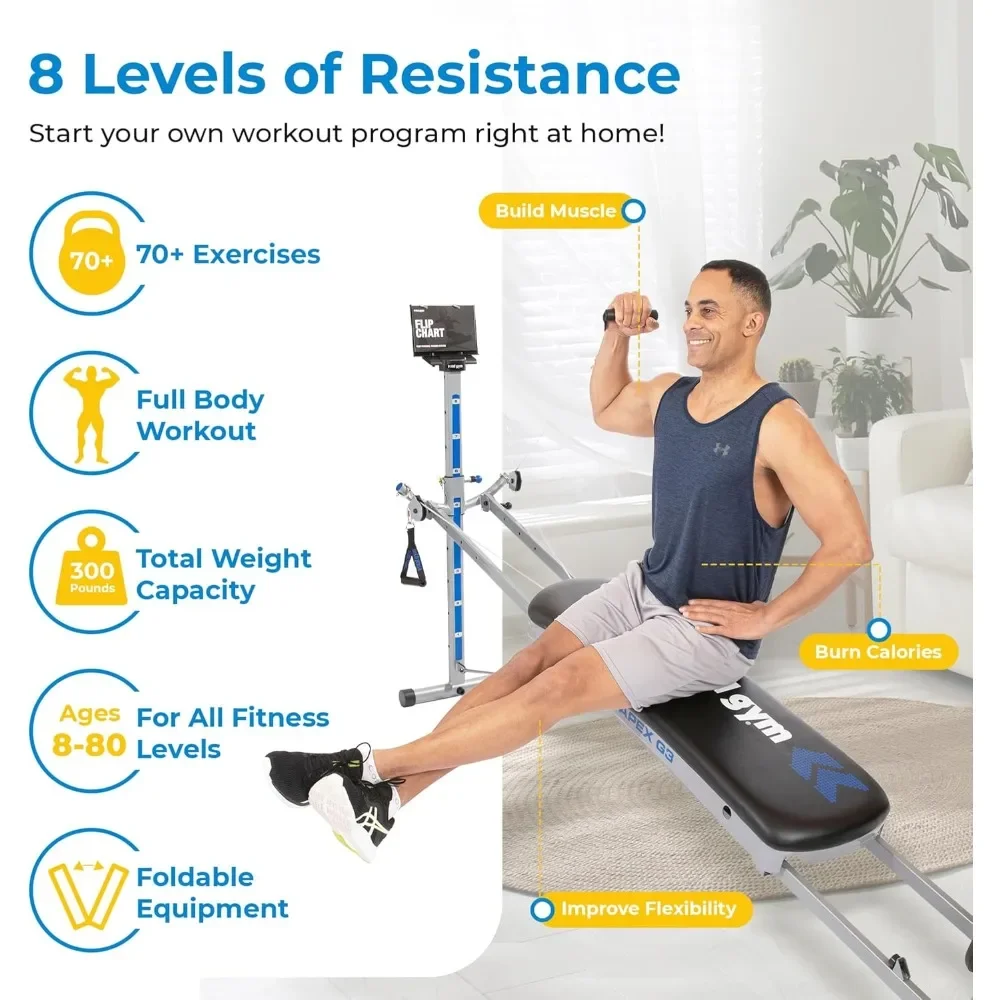 .APEX Versatile Indoor Home Gy - огляд і ціна Home Gym Total Fitness