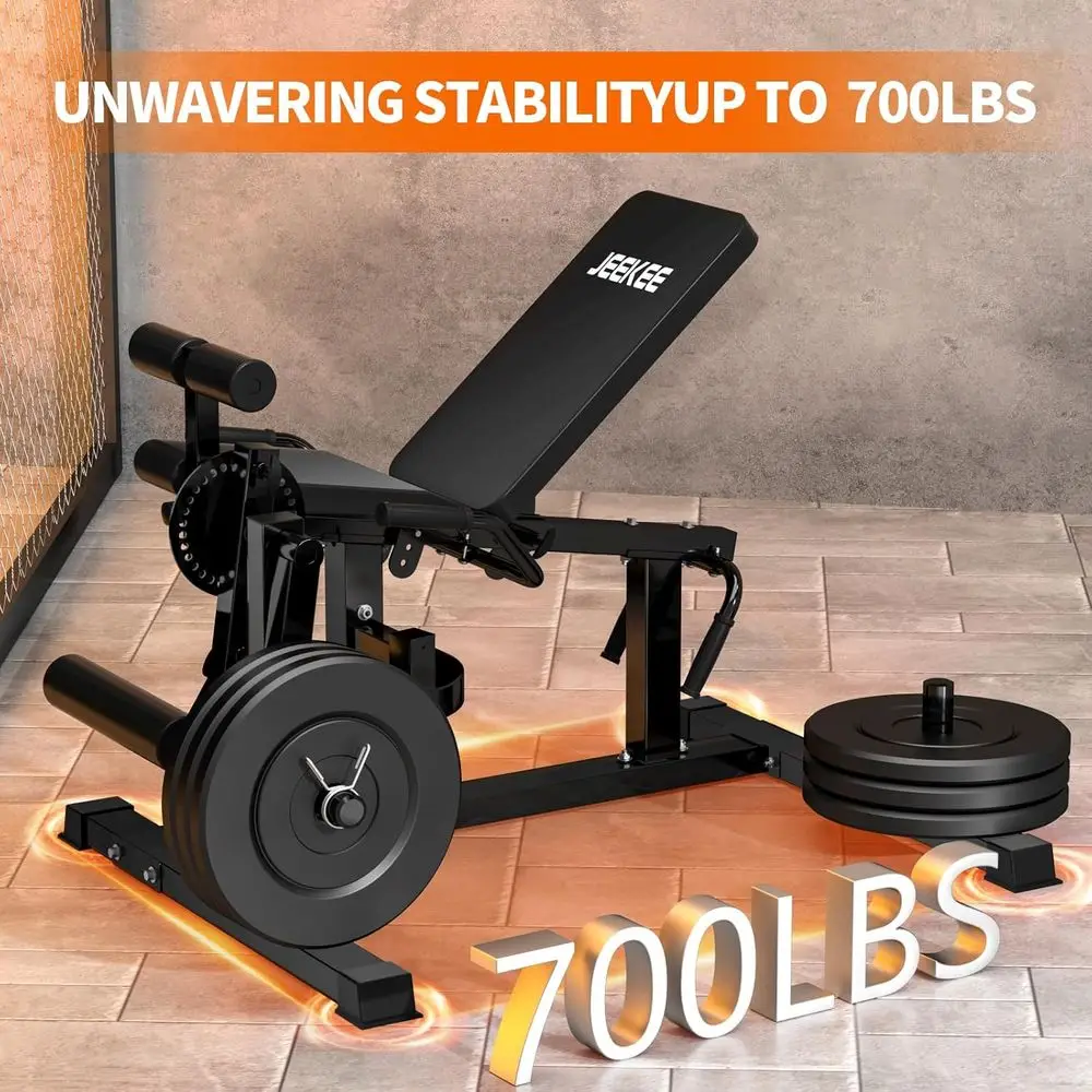 700LB Capacity Plate Loaded Le - огляд і ціна Home Gym Quad Machine