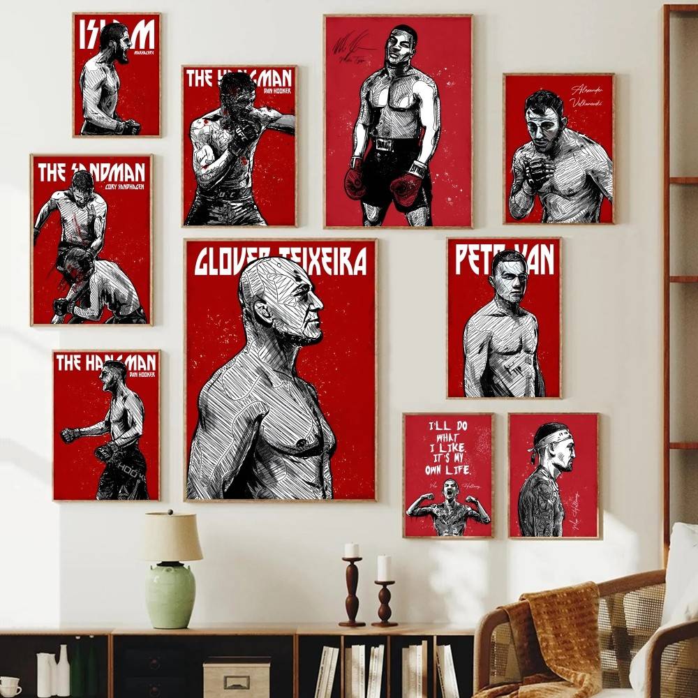 Combat Athlete Paper Poster Gr - огляд і ціна Home Gym Quotes