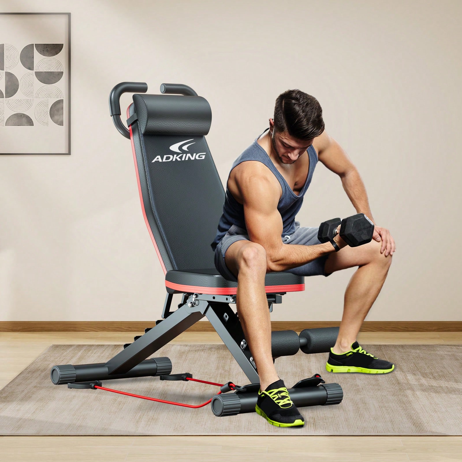 Standard Weight Bench, Bench P - огляд і ціна Home Gym With Leg Press