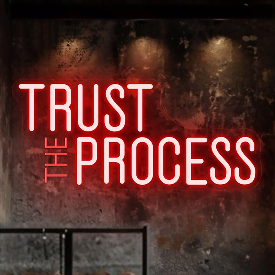 Trust The Process Neon Sign, C - огляд і ціна Home Gym Quotes