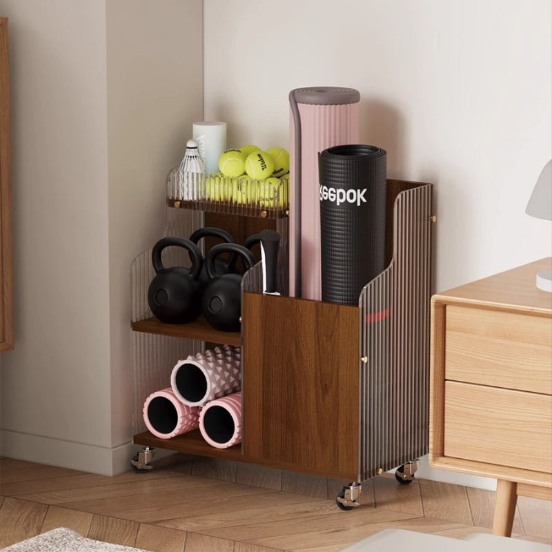 Yoga Mat Storage Organizer Bas - огляд і ціна Home Gym Folding Rack