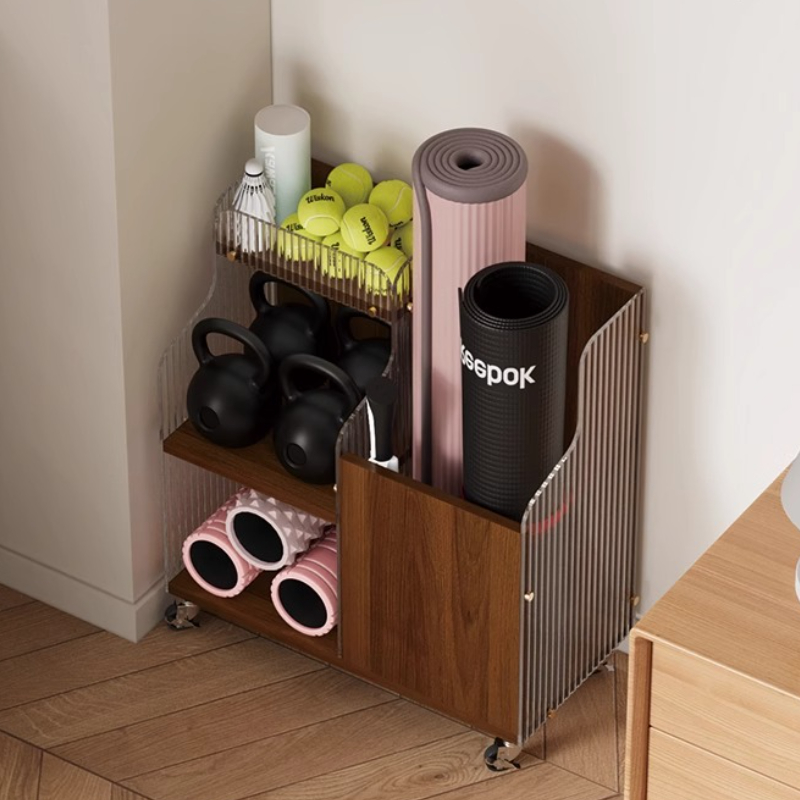 Yoga Mat Storage Organizer Bas - огляд і ціна Home Gym Folding Rack