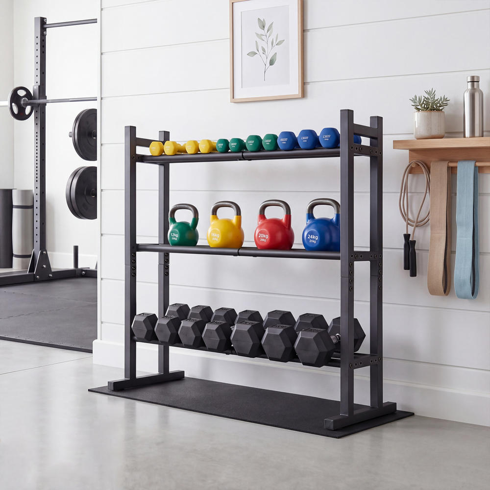 Heavy Duty 3-Tier Dumbbell Rac - огляд і ціна Home Gym Weight