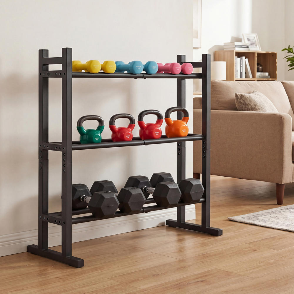 Heavy Duty 3-Tier Dumbbell Rac - огляд і ціна Home Gym Weight