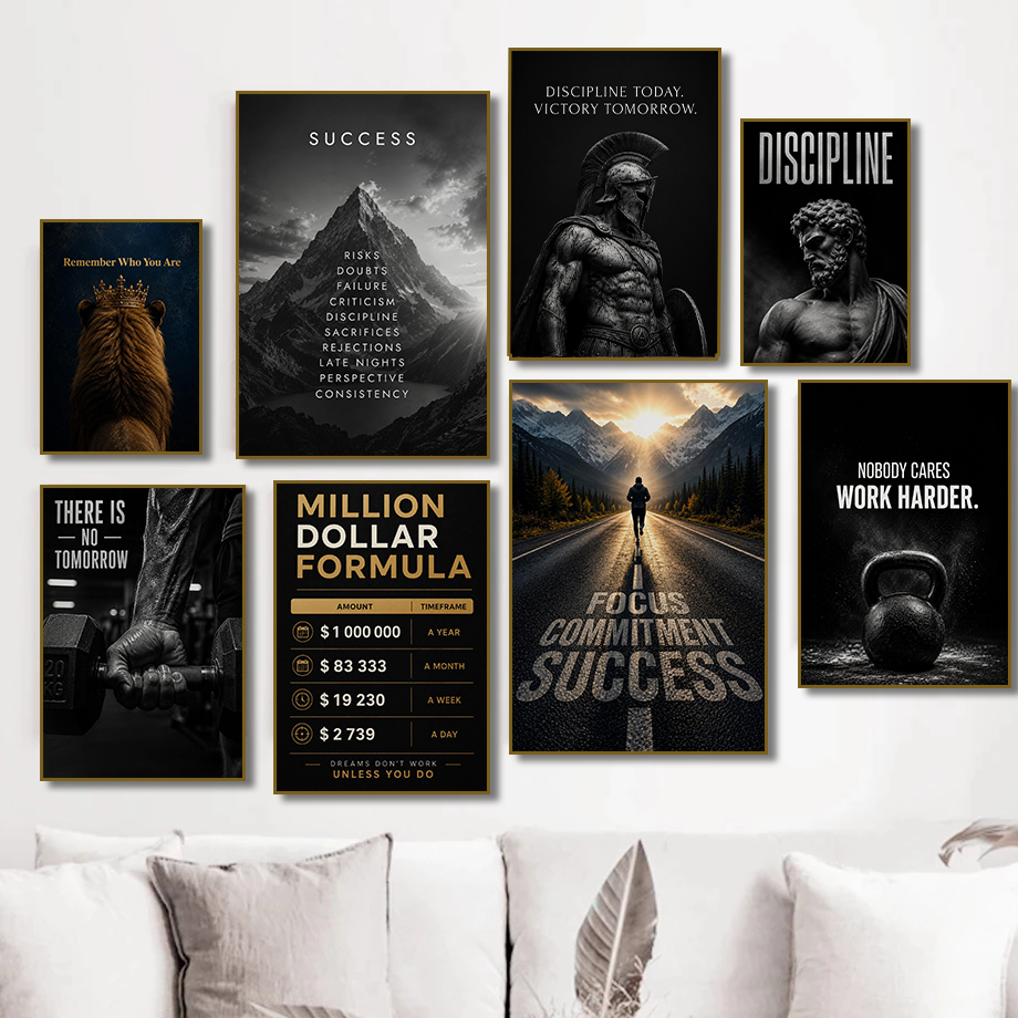 Modern Fitness Success Motivat - огляд і ціна Home Gym Quotes