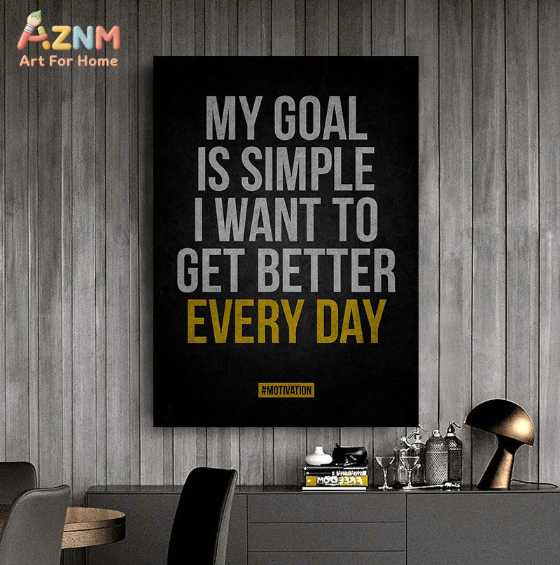 AZNM Motivational Quote Canvas - огляд і ціна Home Gym Quotes