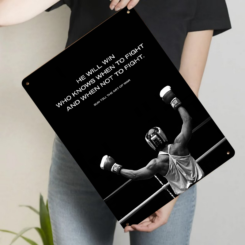 Sun Tzu Quote Boxing Themed Me - огляд і ціна Home Gym Quotes