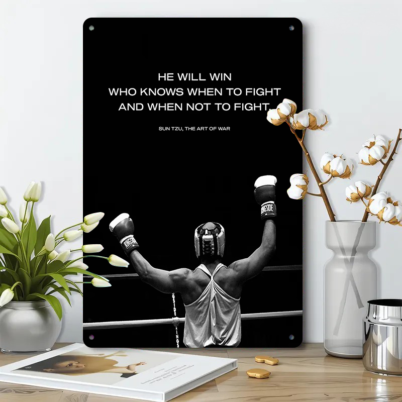 Sun Tzu Quote Boxing Themed Me - огляд і ціна Home Gym Quotes