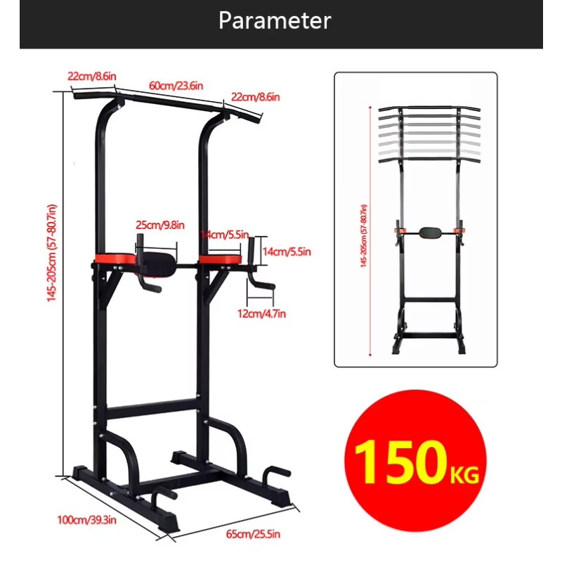 Adjustable Multi-Function Powe - огляд і ціна Pull Up Bar Tower