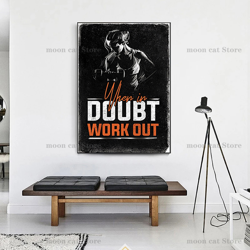 Fitness Sports Poster Bodybuil - огляд і ціна Home Gym Quotes